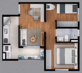 Apartamento com 2 Quartos à Venda, 38 m² em Vila Progresso  - São Paulo