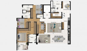 Apartamento com 4 Quartos à Venda, 181 m² em Brooklin - São Paulo