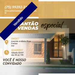 Casa com 2 Quartos à Venda, 147 m² em Sim - Feira De Santana