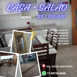 Casa com 4 Quartos à Venda, 340 m² em Parque Novo Oratório - Santo André
