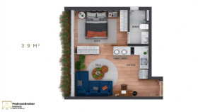 Apartamento com 1 Quarto à Venda, 40 m² em Itaim Bibi - São Paulo