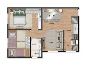 Apartamento com 2 Quartos à Venda, 43 m² em Cooperativa - São Bernardo Do Campo