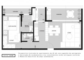 Apartamento com 1 Quarto à Venda, 69 m² em Moema - São Paulo