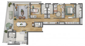 Apartamento com 2 Quartos à Venda, 99 m² em Vila Ipojuca - São Paulo