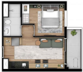 Apartamento com 2 Quartos à Venda, 45 m² em Vila Pompeia - São Paulo