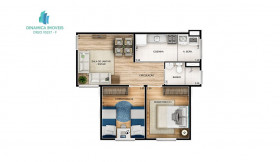 Apartamento com 2 Quartos à Venda, 44 m² em Centro - Campinas