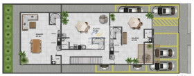 Apartamento com 1 Quarto à Venda, 37 m² em Bessa - João Pessoa