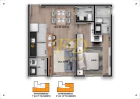 Apartamento com 2 Quartos à Venda, 46 m² em Alvinópolis - Atibaia