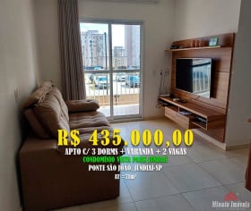 Apartamento com 3 Quartos à Venda, 71 m² em Vila Nambi - Jundiaí