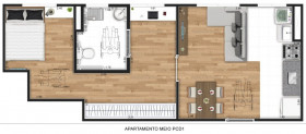 Apartamento com 2 Quartos à Venda, 40 m² em Jardim Nova Europa - Hortolândia