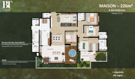Apartamento com 3 Quartos à Venda, 187 m² em Tamboré - Santana De Parnaíba