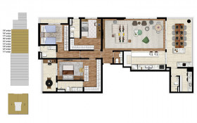Apartamento com 2 Quartos à Venda, 167 m² em Pinheiros - São Paulo