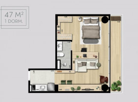 Apartamento com 2 Quartos à Venda, 56 m² em Pinheiros - São Paulo