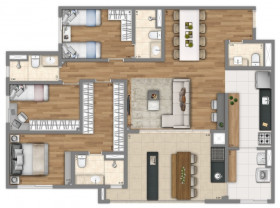Apartamento com 2 Quartos à Venda, 73 m² em Jardim Itamarati - Campinas