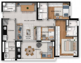 Apartamento com 3 Quartos à Venda, 91 m² em Vila Prudente - São Paulo