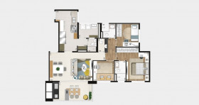 Apartamento com 3 Quartos à Venda, 118 m² em Lapa - São Paulo