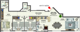 Apartamento com 1 Quarto à Venda, 62 m² em Centro - Capão Da Canoa