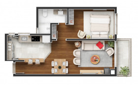 Apartamento com 2 Quartos à Venda, 75 m² em Centro - Canela