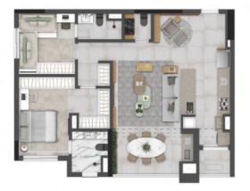 Apartamento com 3 Quartos à Venda, 107 m² em Vila Yara - Osasco