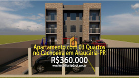 Apartamento com 3 Quartos à Venda, 78 m² em Cachoeira - Araucária