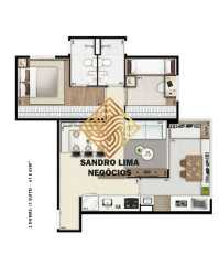 Apartamento com 2 Quartos à Venda, 63 m² em Jardim Prudência - São Paulo
