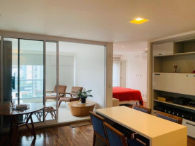 Apartamento com 1 Quarto para Alugar, 72 m² em Campo Belo - São Paulo