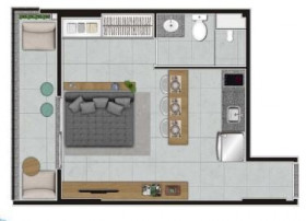 Apartamento com 3 Quartos à Venda, 69 m² em Campo Belo - São Paulo