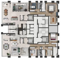 Apartamento com 3 Quartos à Venda, 191 m² em Itaim Bibi - São Paulo
