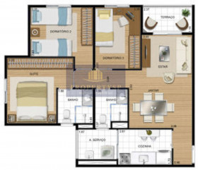 Apartamento com 3 Quartos à Venda, 69 m² em Conjunto Residencial Novo Pacaembu - São Paulo