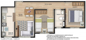 Apartamento com 1 Quarto à Venda, 36 m² em Pirituba - São Paulo