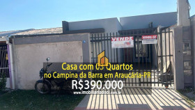 Casa com 3 Quartos à Venda, 65 m² em Campina Da Barra - Araucária