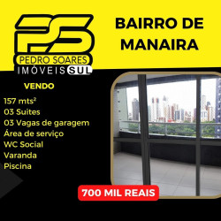 Apartamento com 3 Quartos à Venda, 157 m² em Manaíra - João Pessoa