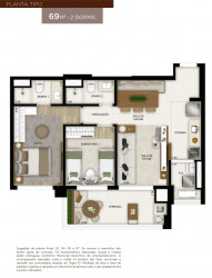 Apartamento com 3 Quartos à Venda, 103 m² em Brooklin Paulista - São Paulo