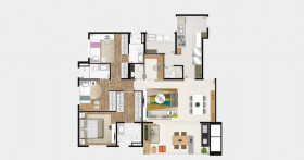 Apartamento com 3 Quartos à Venda, 118 m² em Lapa - São Paulo