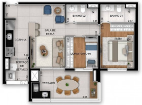 Apartamento com 3 Quartos à Venda, 91 m² em Vila Prudente - São Paulo