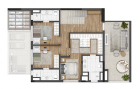 Apartamento com 3 Quartos à Venda, 96 m² em Vila Yara - Osasco