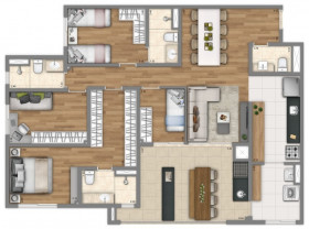 Apartamento com 3 Quartos à Venda, 96 m² em Jardim Itamarati - Campinas