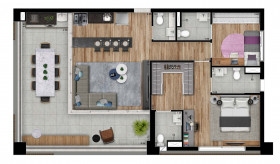 Apartamento com 2 Quartos à Venda, 69 m² em Sumaré - São Paulo