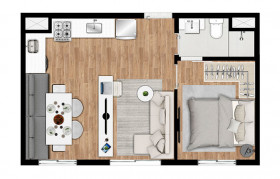 Apartamento com 3 Quartos à Venda, 50 m² em Mooca - São Paulo