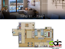 Apartamento com 2 Quartos à Venda, 75 m² em Centro - Poços De Caldas