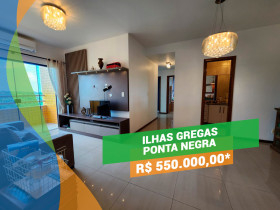 Apartamento com 3 Quartos à Venda, 94 m² em Ponta Negra - Manaus