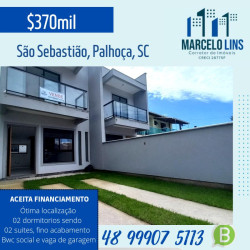 Casa com 2 Quartos à Venda, 85 m² em São Sebastião - Palhoça