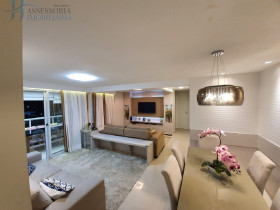 Apartamento com 3 Quartos para Alugar ou Temporada, 119 m² em Lagoa Nova - Natal