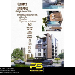 Apartamento com 2 Quartos à Venda, 56 m² em Bancários - João Pessoa