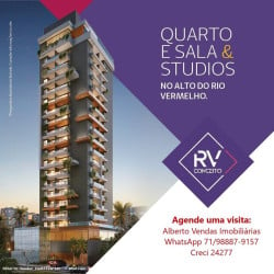 Apartamento com 1 Quarto à Venda, 37 m² em Rio Vermelho - Salvador