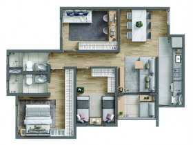 Apartamento com 2 Quartos à Venda, 50 m² em Rudge Ramos - São Bernardo Do Campo