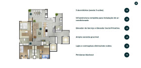 Apartamento com 3 Quartos à Venda, 127 m² em Centro - Santo André