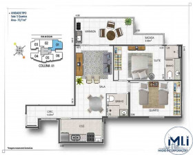 Imóvel com 2 Quartos à Venda, 59 m² em Maracanã - Rio De Janeiro