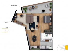 Apartamento com 2 Quartos à Venda, 113 m² em Vila Olímpia - São Paulo