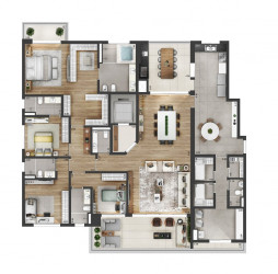 Apartamento com 4 Quartos à Venda, 313 m² em Alphaville Empresarial - Barueri